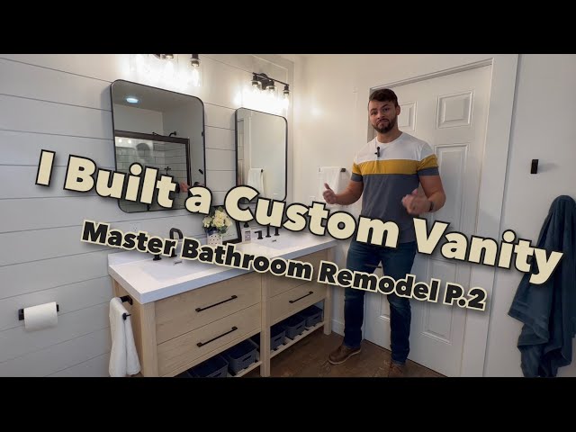 How to Build a DIY Dual Vanity