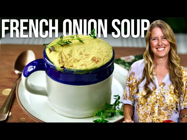 Savory French Onion Soup Gets a Healthy Plant-Based Makeover!