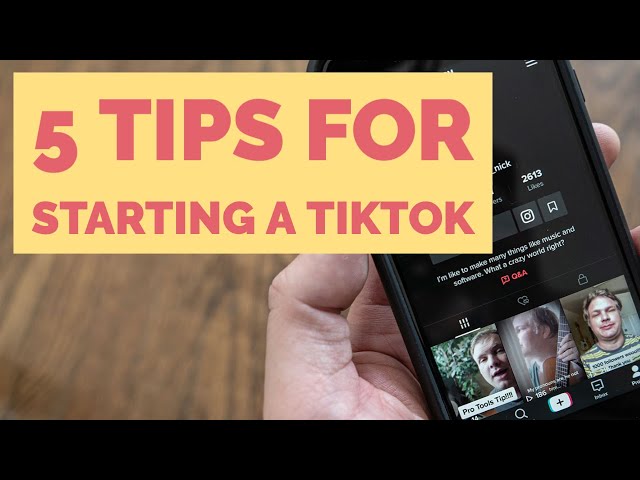5 Tips for starting on TikTok | Grow to 1000 followers fast