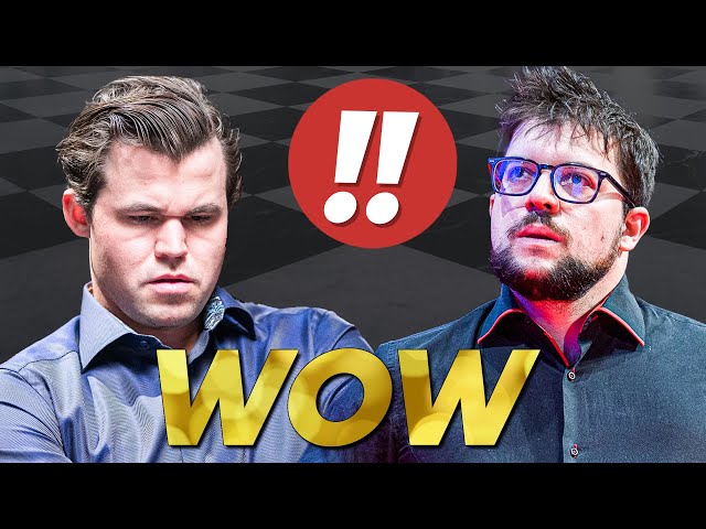 THE MOVE OF THE YEAR | Magnus Carlsen vs Maxime Vachier-Lagrave | Grenke Chess Open 2024