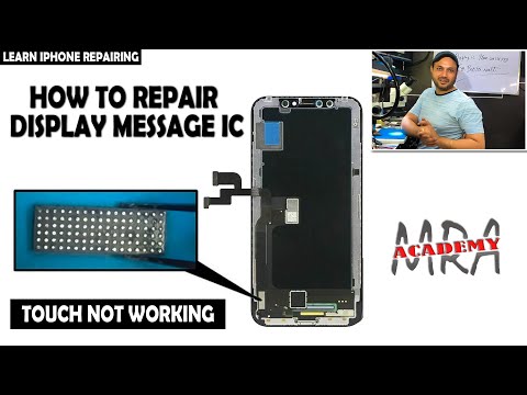 How to Repair Touch IC and Remove Display Message | How to Repair iPhone 11 touch | repair display