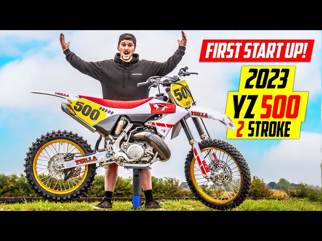 Starting a 2023 YZ500 2 Stroke for the FIRST Time!