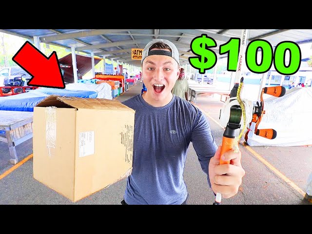 $100 Yard SALE Fishing Challenge (Crazy Finds!)