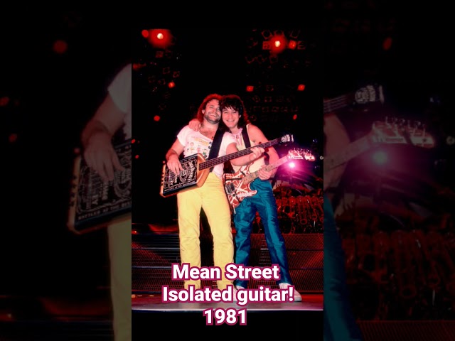 Van Halen! ❤️ Mean street isolated guitar! Fair Warning ⚠️ 1981 @jeffowens5150