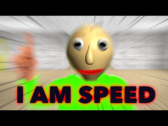 baldi is TOO fast dude (you will not escape)