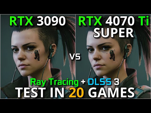 RTX 3090 vs RTX 4070Ti SUPER | Test in 20 Games | 1080p - 1440p & 4K | Ray Tracing & DLSS 3.0 | 2024