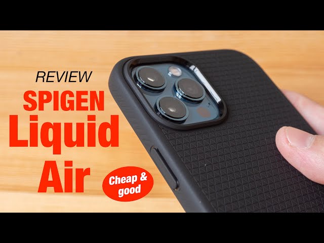 Spigen Liquid Air flexible case (iPhone 12 Pro Max): CHEAP & GOOD