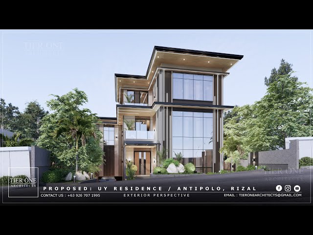 U RESIDENCE - ±1,300 SQM House - 850 SQM Lot - Tier One Architects