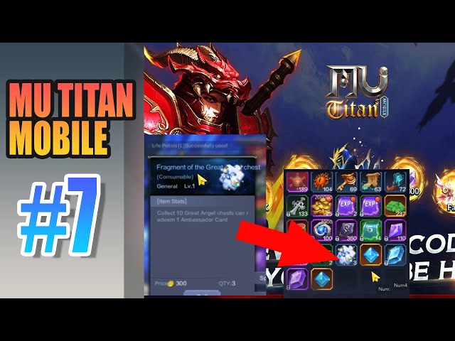 Where To Farm AA Piece for Archangel Weapon, and Blue Dias in MU Titan Mobile