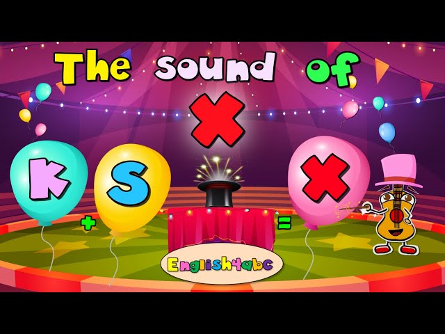 The Sound of X - English4abc - Phonics song