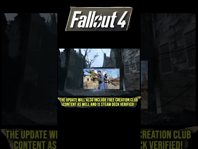 "Fallout 4: Next-Gen Upgrade Unveiled! 🎮💥 #Fallout4 #GamingNews