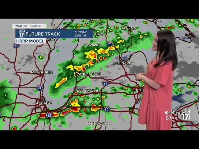 Rounds of thunderstorms this weekend