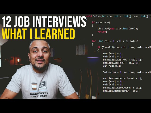 8 things I learned from a dozen technical interviews