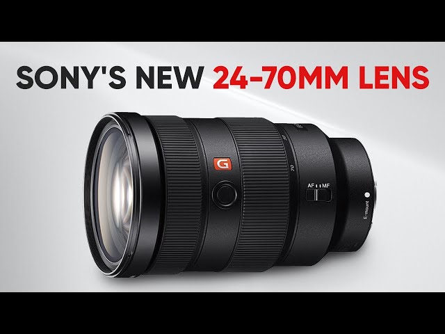 Sony Introduces World's First 24-70mm f/2.0 Lens