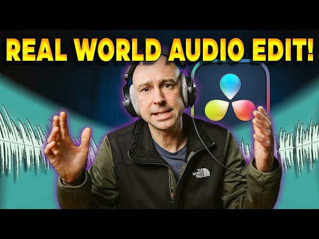 Real World Audio Edit in DaVinci Resolve 18 | See how I Edit Audio (w/ Tips & Tricks!)