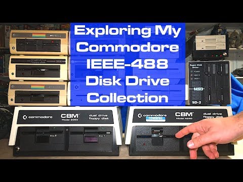 Exploring My Commodore IEEE-488 Disk Drive Collection