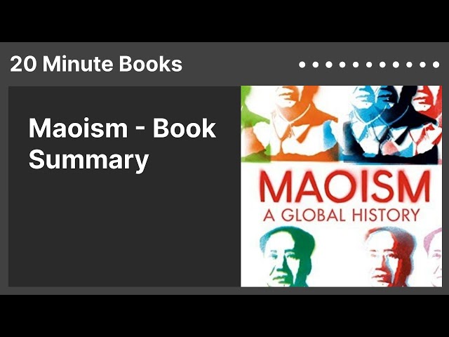 Maoism - Book Summary