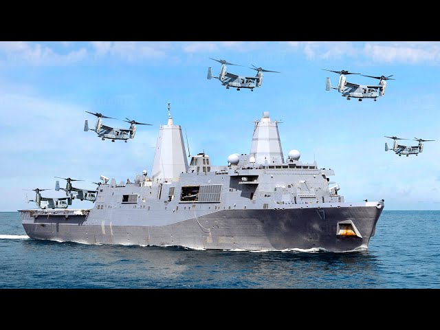 A Day in Life of US Navy’s Super Advanced Billion $ Amphibious Transport Dock