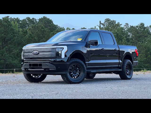 We lifted the F-150 Lightning! THIS is what happened to the Range!