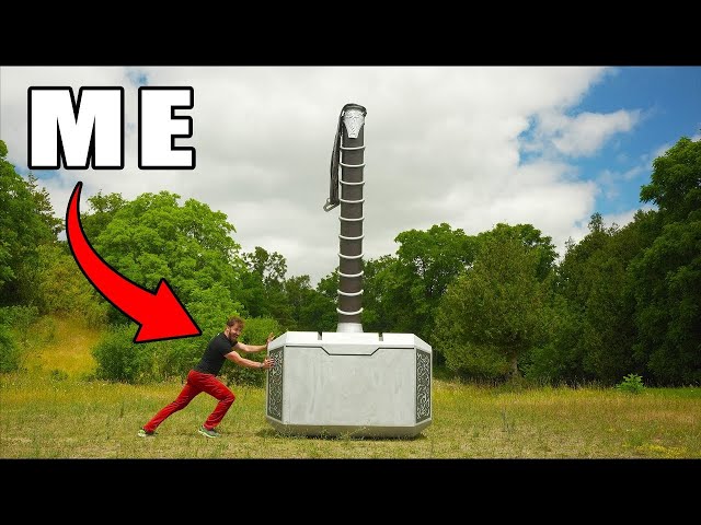 Building the WORLD'S LARGEST THOR'S HAMMER!