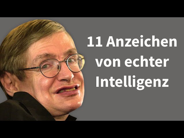 11 eindeutige Anzeichen von Intelligenz, die man nicht faken kann