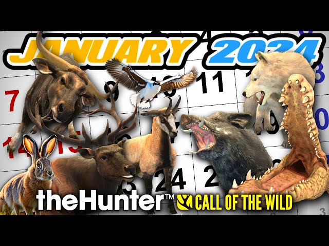 BEST MONTH EVER?! I Hunted Multiplayer for an ENTIRE MONTH! January 2024 Montage | Call of the Wild