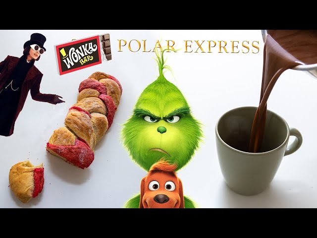 I recreate Foods from Christmas Movies. {The Grinch, Polar Express, Charlie & the Chocolate Factory}