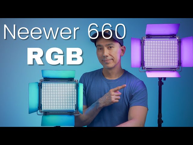 Neewer 660 RGB: Best Versatile Lighting for YouTube videos