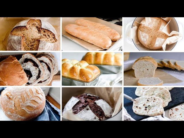 Sourdough bread 10 different ways
