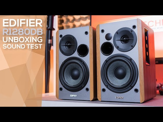 Edifier R1280DB Unboxing, Quick Review, and Sound Test