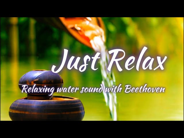 Relaxing Classical Music for stress Relief and Relaxation.  Water Sound and Beethoven.
