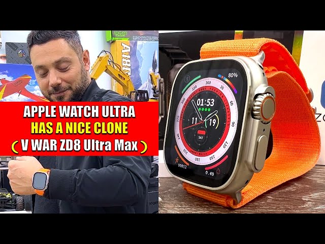 a WELL-BUILT Apple Watch Ultra Clone - VWAR ZD8 Ultra Max Review