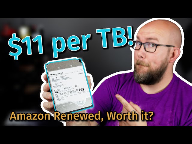 Is an Amazon Renewed 16TB HDD worth it?