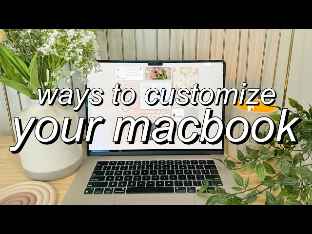 macbook organization + customization tips/tricks! *MUST DO!!* (part 5) MacOS Sonoma + widgets!