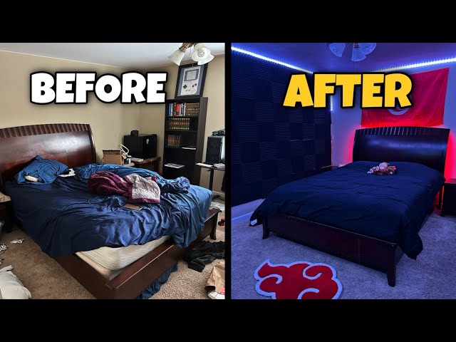 Transforming My Brothers Messy Room Into His Dream Room!