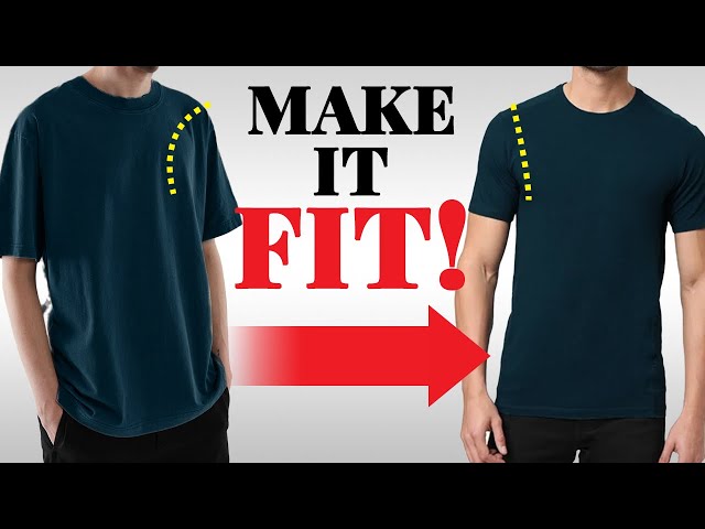 How To Tailor A T-Shirt (No Sewing Machine Needed)