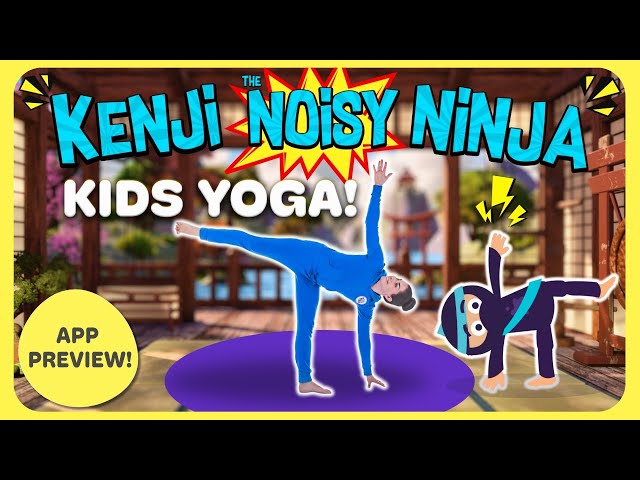 Kenji the Noisy Ninja | A Cosmic Kids Yoga Adventure (App Preview)