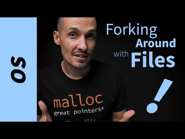 How does fork work with open files?