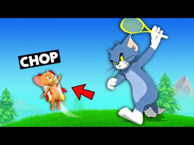 CHOP TRIED TO ESCAPE USING JETPACK IN TOM & JERRY