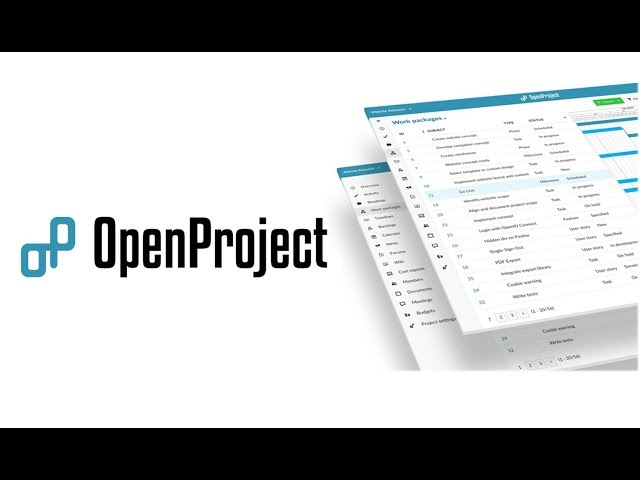 OpenProject - Web based open source project management software