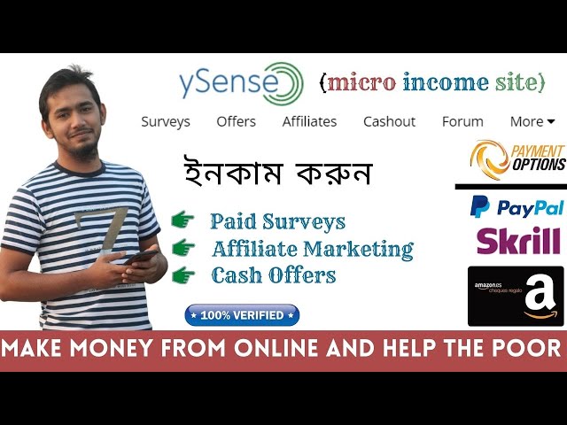 How To Earn Money From ySense || ySense 2022 android phone full Bangla || Ysense bangla tutorial