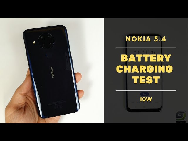 Nokia 5.4 Battery Charging test | 10W charger 4000 mAh