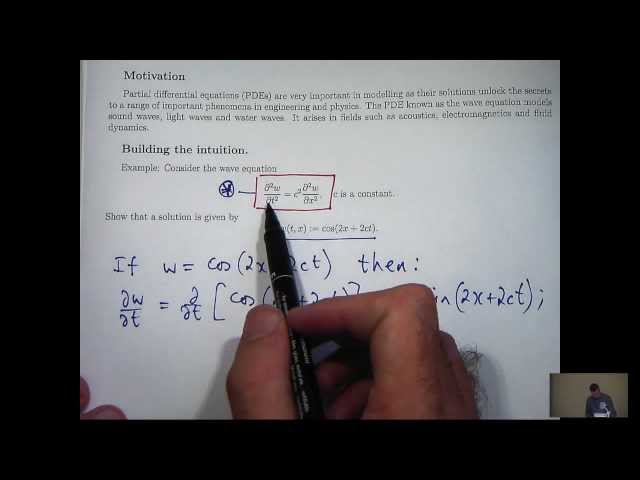 Partial derivatives + PDEs tutorial