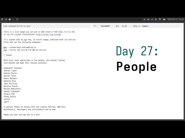 Day 27: People - Road to FOSS Business