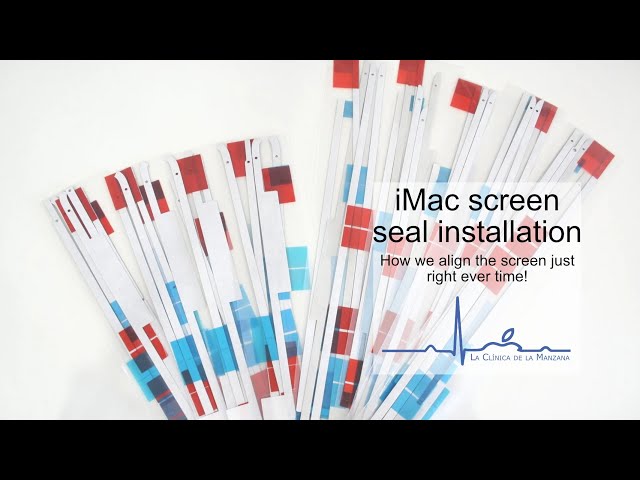 iMac screen Seal installation (2012 through 2020 models)