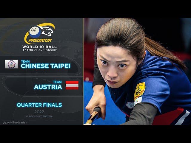 Team Chinese Taipei vs Team Austria ▸ Predator World Teams Championship ▸ 10-Ball