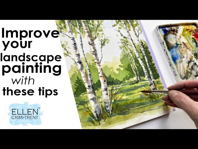 How to improve your watercolor landscape paintings