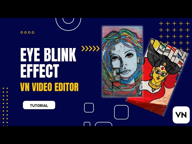 VN Video Editor Tutorial: Learn to Add the Eye Blink Effect to Photos || The TecNIL