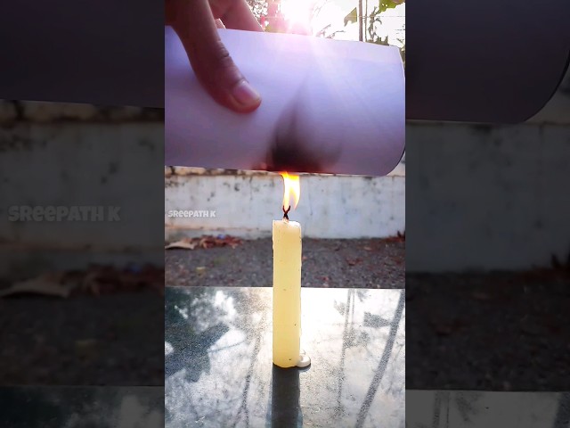 🔥Paper Vs candle experiment|Science experiment|Easy experiments at home#shorts#trending#viralvideo