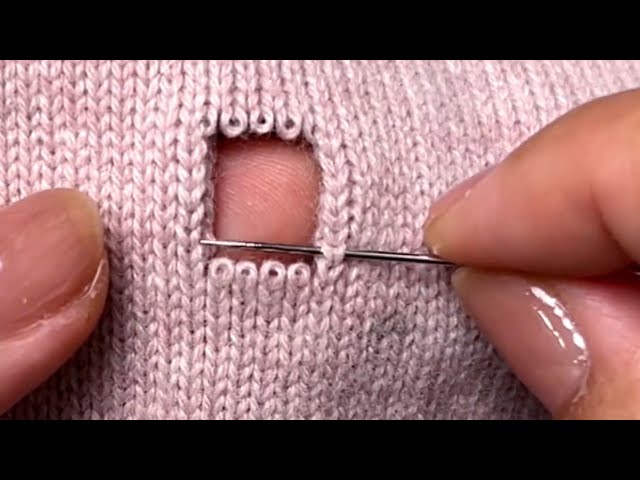 💯👍Magical Way to Repair a Hole in a Knitted Sweater